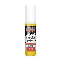 Pentart Matt akrilfesték sárga 20 ml P80