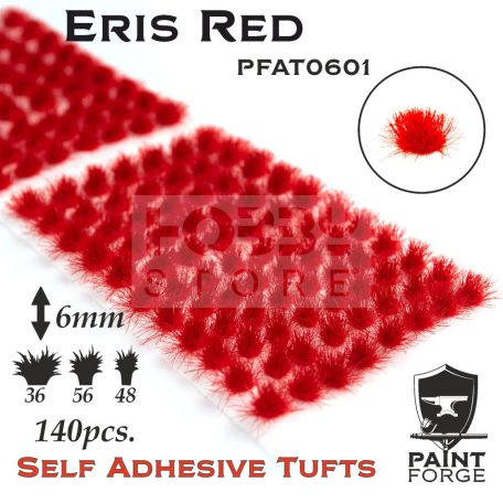 Paint Forge Eris Red 6 mm-es realisztikus növényzet diorámákhoz-figurákhoz (140 db) PFAT0601