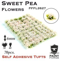   Paint Forge Sweet Pea 6 mm-es realisztikus virágcsomók diorámákhoz-figurákhoz (70 db) PFFL2627