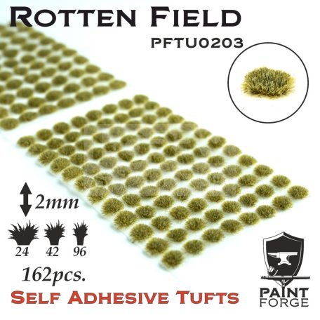 Paint Forge Rotten Field 2 mm-es realisztikus növényzet diorámákhoz-figurákhoz (162 db) PFTU0203
