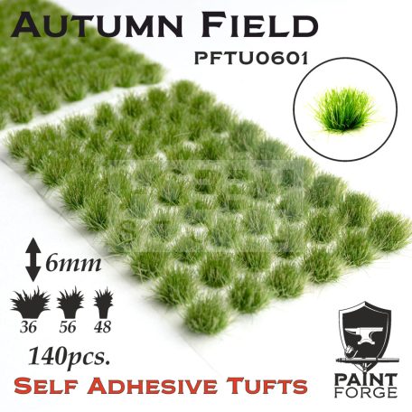 Paint Forge Autumn field 6 mm-es realisztikus növényzet diorámákhoz-figurákhoz (140 db) PFTU0601
