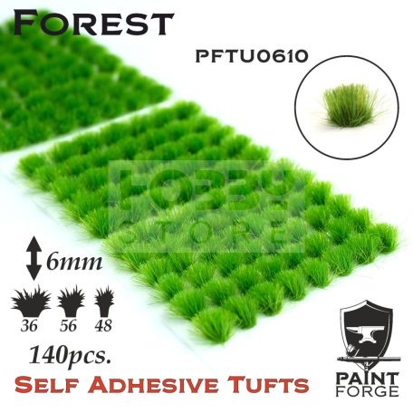 Paint Forge Forest 6 mm-es realisztikus növényzet diorámákhoz-figurákhoz (140 db) PFTU0610