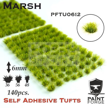 Paint Forge Marsh 6 mm-es realisztikus növényzet diorámákhoz-figurákhoz (140 db) PFTU0612