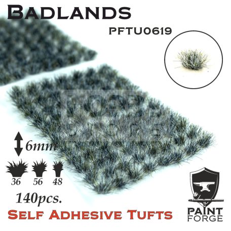 Paint Forge Badlands 6 mm-es realisztikus növényzet diorámákhoz-figurákhoz (140 db) PFTU0619