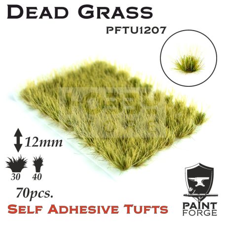Paint Forge Dead Grass12 mm-esrealisztikus növényzet diorámákhoz-figurákhoz (70 db) PFTU1207