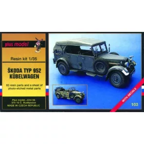 Plus Model Kübelwagen Kfz 15 / Skoda 952 – járműmakett