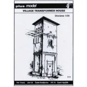   Plus Model Trafostation WW II – dioráma építmény makett
