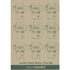   Plus Model U.S. Kartons - Nachkrieg – dioráma kellék makett