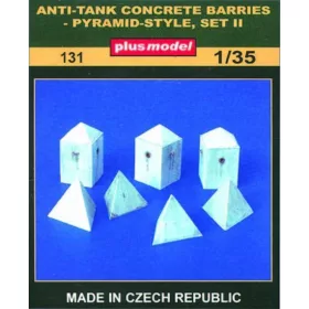   Plus Model Panzerbarrikaden Pyramidenform Set II – dioráma kellék makett