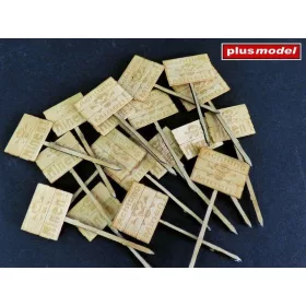   Plus Model Boards "Achtung minen" – 1:48 dioráma kellék makett