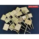 Plus Model Boards "Achtung minen" – 1:48 dioráma kellék makett