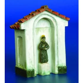   Plus Model Kapelle mit einer Statue – dioráma építmény makett