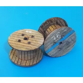 Plus Model Cable reels- small – dioráma kellék makett
