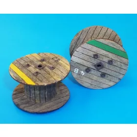 Plus Model Cable reels - big – dioráma kellék makett