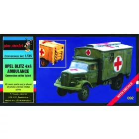 Plus Model Opel Blitz 4x4 Krankenwagen – járműmakett