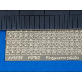   Aber Models Engrave plate – gravírozó- és karcolósablon