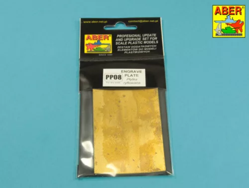 Aber Models Engrave plate – gravírozó- és karcolósablon
