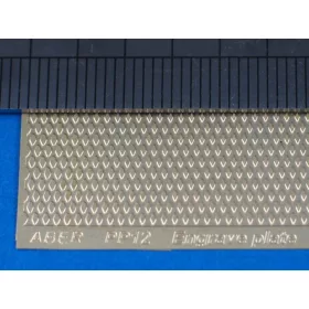   Aber Models Engrave plate – gravírozó- és karcolósablon