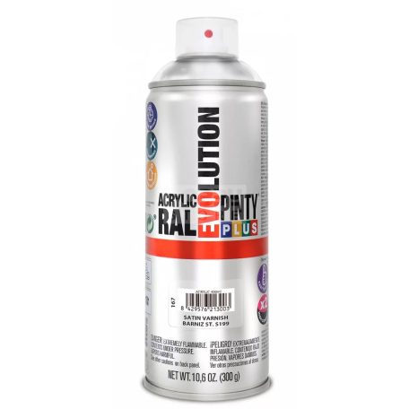 PINTYPLUS EVO AKRIL SATIN (SELYEMFÉNYŰ) LAKK SPRAY 400ML PP167