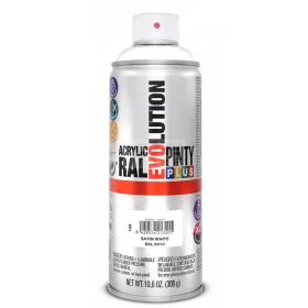   PINTYPLUS EVO AKRIL SPRAY RAL9010 - FÉLFÉNYES FEHÉR (SATIN PURE WHITE) 400ML PP168
