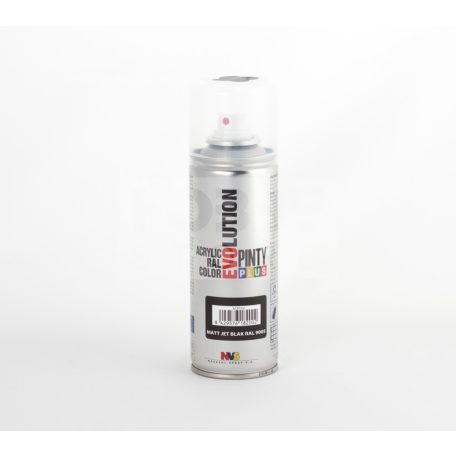 Pinty Plus Evolution akril spray - Matt Jet Black RAL9005 (fekete) 200 ml PP249