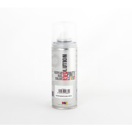 Pinty Plus Evolution akril spray - Pure White RAL9010 (szatén fehér) 200 ml PP365