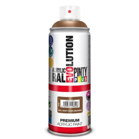 PINTYPLUS EVO AKRIL SPRAY RAL8007 - ŐZBARNA (FAWN BROWN) 400ML PP379