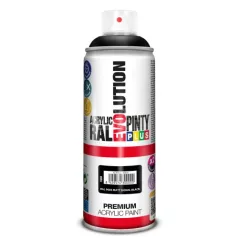   PINTYPLUS EVO AKRIL SPRAY RAL9004 - MATT JELZŐFEKETE (MATT SIGNAL BLACK) 400ML PP380