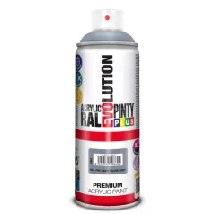   PINTYPLUS EVO AKRIL SPRAY RAL7001 - MATT EZÜSTSZÜRKE (MATT SILVER GREY) 400ML PP382