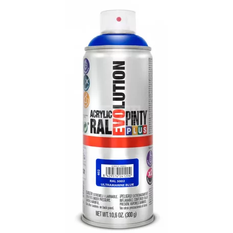 PINTYPLUS EVO AKRIL SPRAY RAL5002 - ULTRAMARINE KÉK (ULTRAMARINE) 400ML PP402