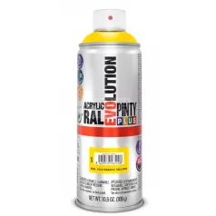   PINTYPLUS EVO AKRIL SPRAY RAL1023 - SÁRGA (TRAFFIC YELLOW) 400ML PP420