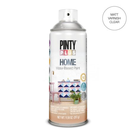 PINTY PLUS - HOME - MATT VARNISH - Vizes bázisú matt lakk spray 400 ml PP440