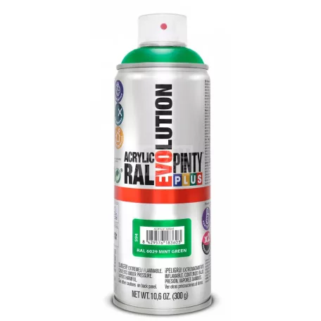 PINTYPLUS EVO AKRIL SPRAY RAL6029 - MENTAZÖLD (MINT GREEN) 400ML PP594