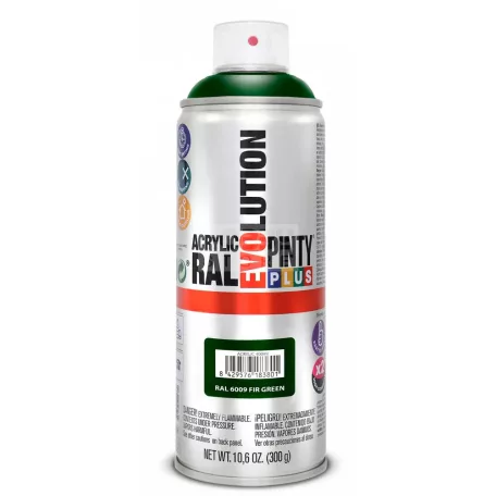 PINTYPLUS EVO AKRIL SPRAY RAL6009 - FENYŐZÖLD (FIR GREEN) 400ML PP595