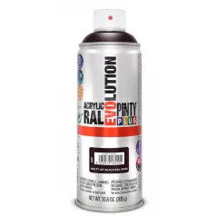   PINTYPLUS EVO AKRIL SPRAY RAL9005 - MATT JET FEKETE (MATT JET BLACK) 400ML PP597