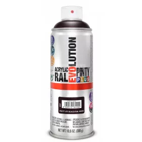   PINTYPLUS EVO AKRIL SPRAY RAL9005 - MATT JET FEKETE (MATT JET BLACK) 400ML PP597