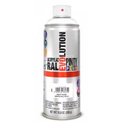   PINTYPLUS EVO AKRIL SPRAY RAL9010 - MATT FEHÉR (MATT PURE WHITE) 400ML PP600