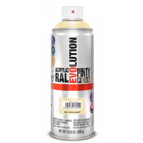 PINTYPLUS EVO AKRIL SPRAY RAL1014 - ELEFÁNTCSONT (IVORY) 400ML PP618