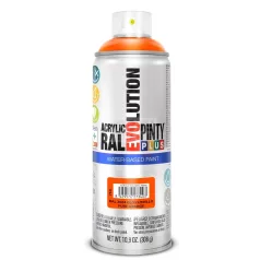   PINTYPLUS EVOLUTION VIZES BÁZISÚ AKRIL SPRAY- NARANCS- RAL2004 (PURE ORANGE) 400ML - PP754