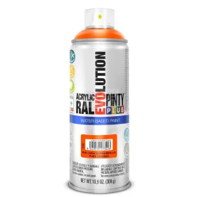   PINTYPLUS EVOLUTION VIZES BÁZISÚ AKRIL SPRAY- NARANCS- RAL2004 (PURE ORANGE) 400ML - PP754