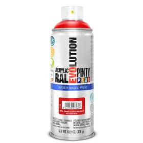   PINTYPLUS EVOLUTION VIZES BÁZISÚ AKRIL SPRAY- LÁNGVÖRÖS- RAL3000 (FLAME RED) 400ML - PP755
