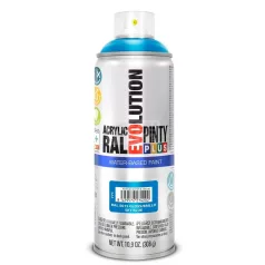   PINTYPLUS EVOLUTION VIZES BÁZISÚ AKRIL SPRAY- ÉGKÉK- RAL5015 (SKY BLUE) 400ML - PP771