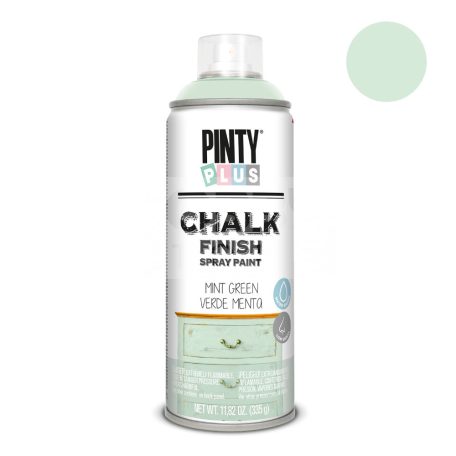 Pinty Plus CHALK -  MINT GREEN - krétafesték spray - mentazöld színű 400 ml PP794