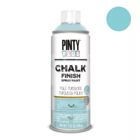  Pinty Plus CHALK - PALE TURQUOISE - krétafesték spray - fakó türkíz 400 ml PP796