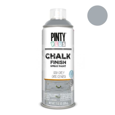 Pinty Plus CHALK - ASH GREY - krétafesték spray - hamu szürke 400 ml PP798