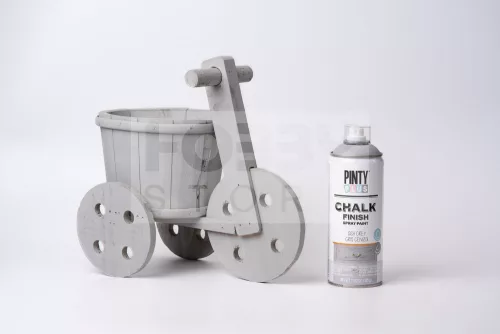 Pinty Plus CHALK - ASH GREY - krétafesték spray - hamu szürke 400 ml PP798