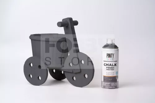Pinty Plus CHALK - BLACK PLUMB - krétafesték spray - ólomfekete színű 400 ml PP799