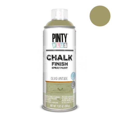 Pinty Plus CHALK - OLIVA VINTAGE - krétafesték spray - oliva színű 400 ml PP803