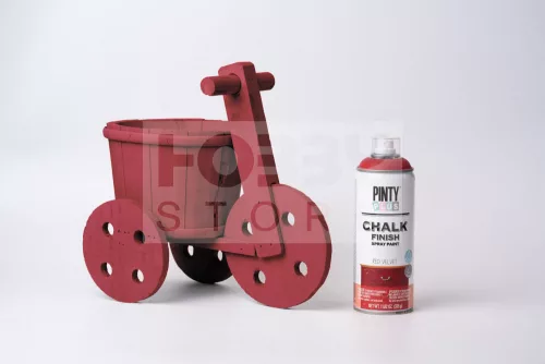 Pinty Plus CHALK - RED VELVET - krétafesték spray - bársony piros 400 ml PP804
