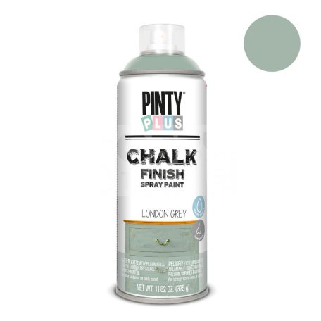 Pinty Plus CHALK -  LONDON GREY - krétafesték spray - London szürke színű 400 ml PP817